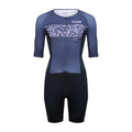 Keada Systematic One Trisuit - Women's Sleeved Trisuit Purple, official product photo, available at Aztecs Bikes in East London