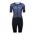 Keada Systematic Three Trisuit - Men's Sleeved Trisuit Green, official product photo, available at Aztecs Bikes in East London
