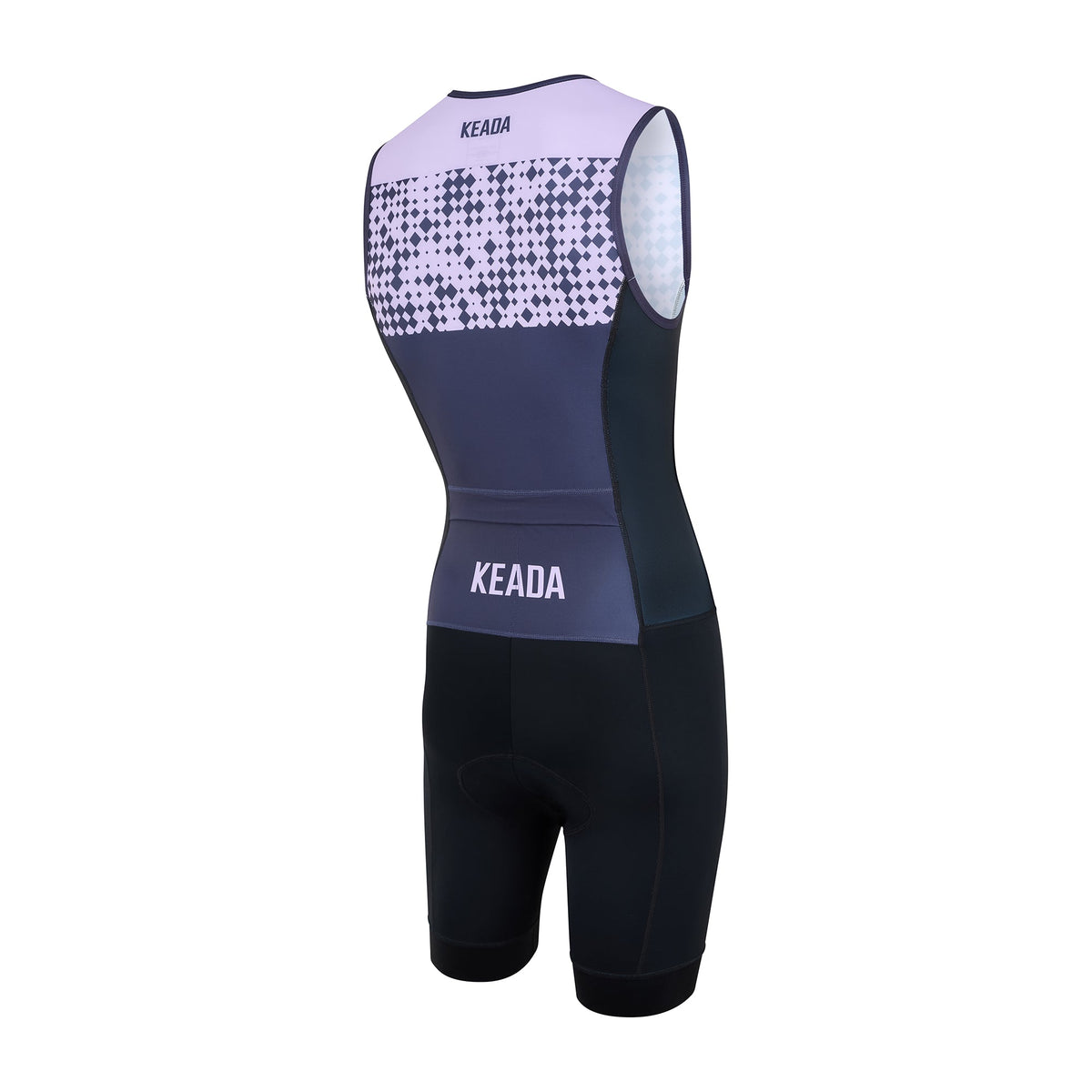 Keada Systematic Two Trisuit - Women's Sleeveless Trisuit Purple, alternative view 2, available at Aztecs Bikes in East London