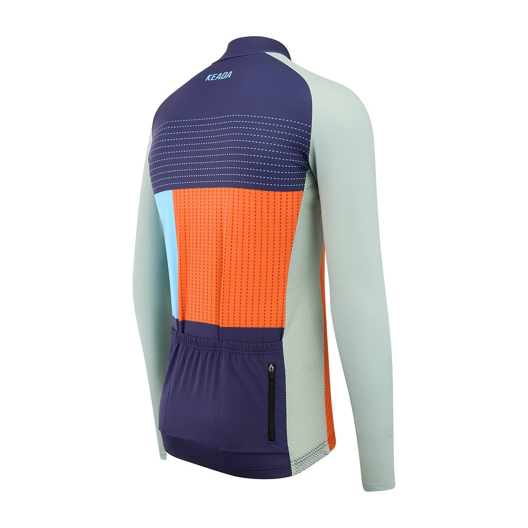 Keada Weave One - Women's Long Sleeved Jersey, alternative view 3, available at Aztecs Bikes in East London
