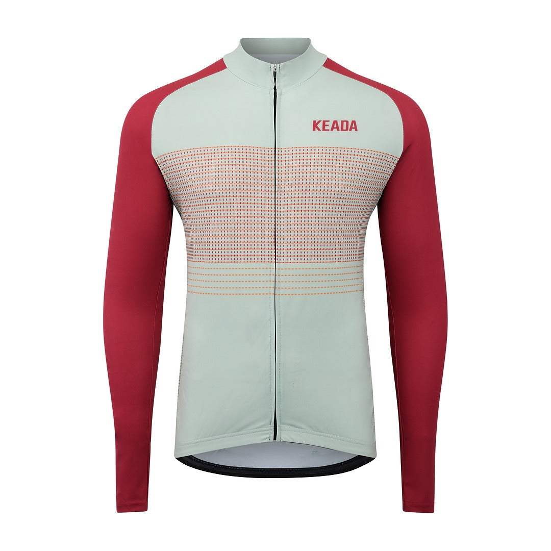 Keada Weave Three - Men's Long Sleeved Jersey, official product photo, available at Aztecs Bikes in East London
