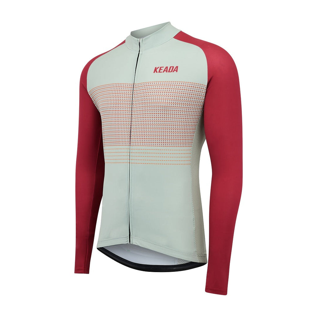 Keada Weave Three - Men's Long Sleeved Jersey, alternative view 2, available at Aztecs Bikes in East London