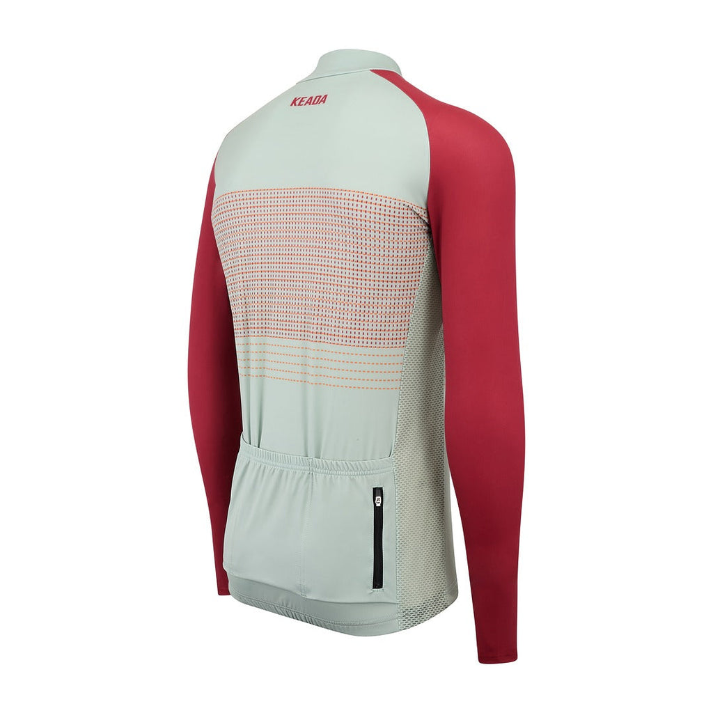 Keada Weave Three - Men's Long Sleeved Jersey, alternative view 3, available at Aztecs Bikes in East London
