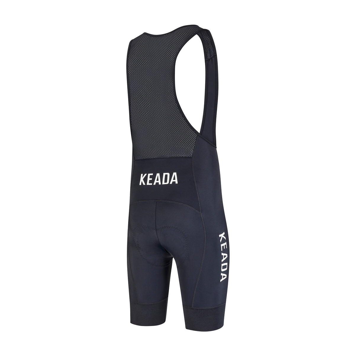 Keada Women's Essential Bib Shorts - Black, alternative view 3, available at Aztecs Bikes in East London