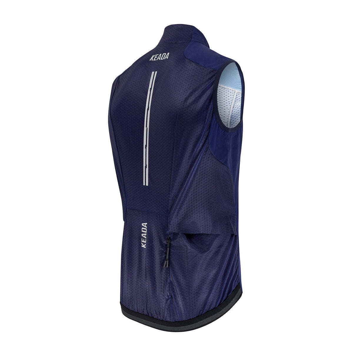Keada Women's Essential Cycling Gilet - Navy, alternative view 4, available at Aztecs Bikes in East London