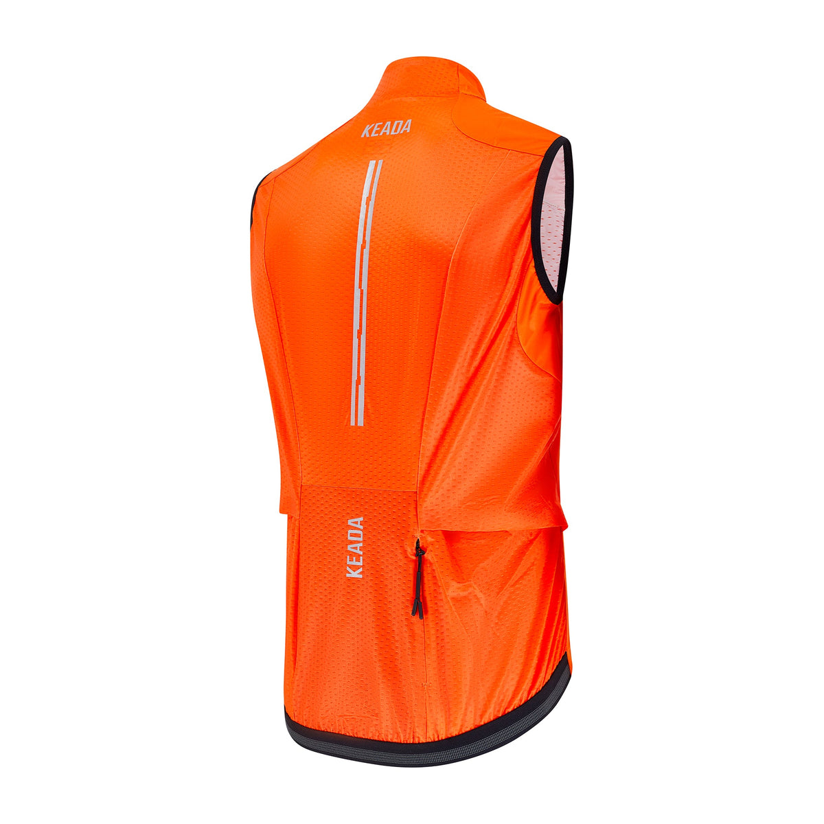 Keada Women's Essential Cycling Gilet - Orange, alternative view 4, available at Aztecs Bikes in East London