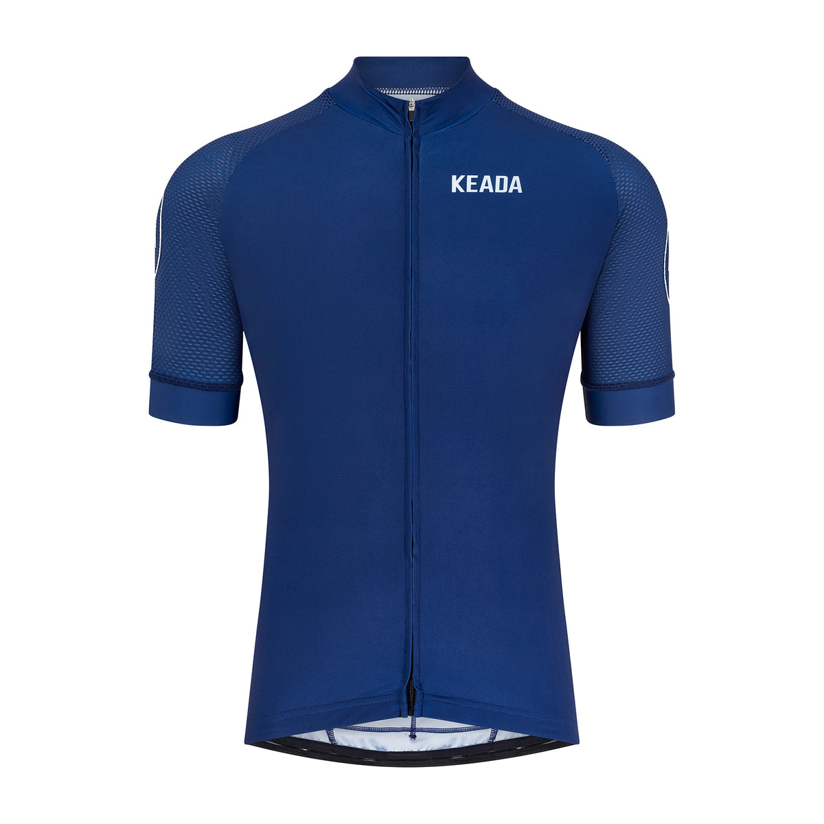 Keada Women's Essential Short Sleeved Cycling Jersey - Navy, official product photo, available at Aztecs Bikes in East London