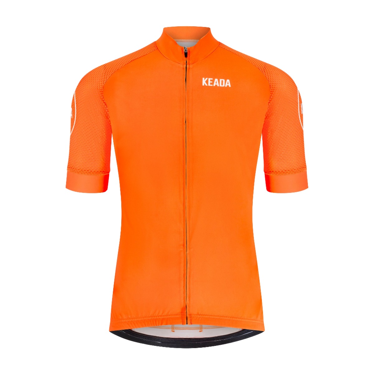 Keada Women's Essential Short Sleeved Cycling Jersey - Orange, alternative view 5, available at Aztecs Bikes in East London
