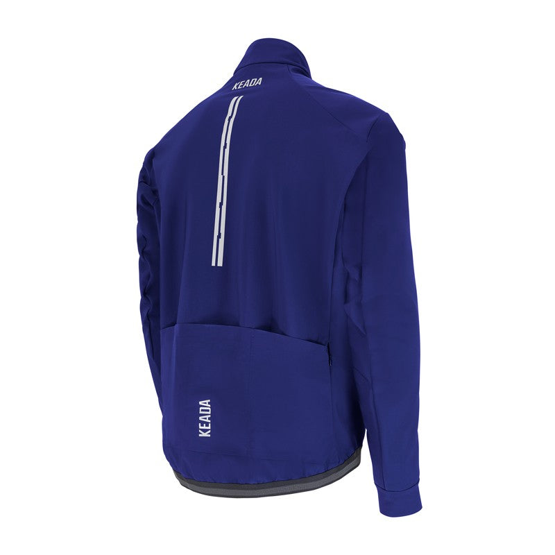 Keada Women's Storm Jacket - Navy, alternative view 3, available at Aztecs Bikes in East London