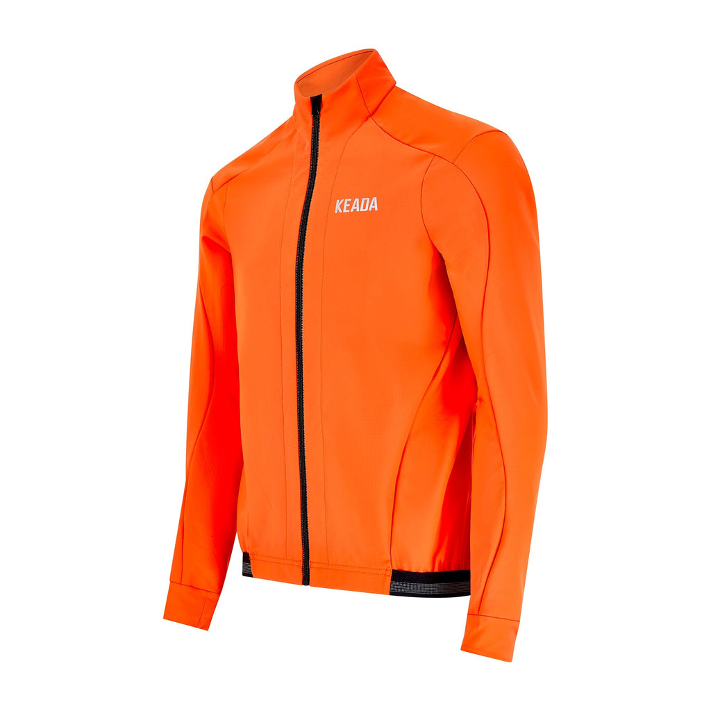 Keada Women's Storm Jacket - Orange, alternative view 2, available at Aztecs Bikes in East London