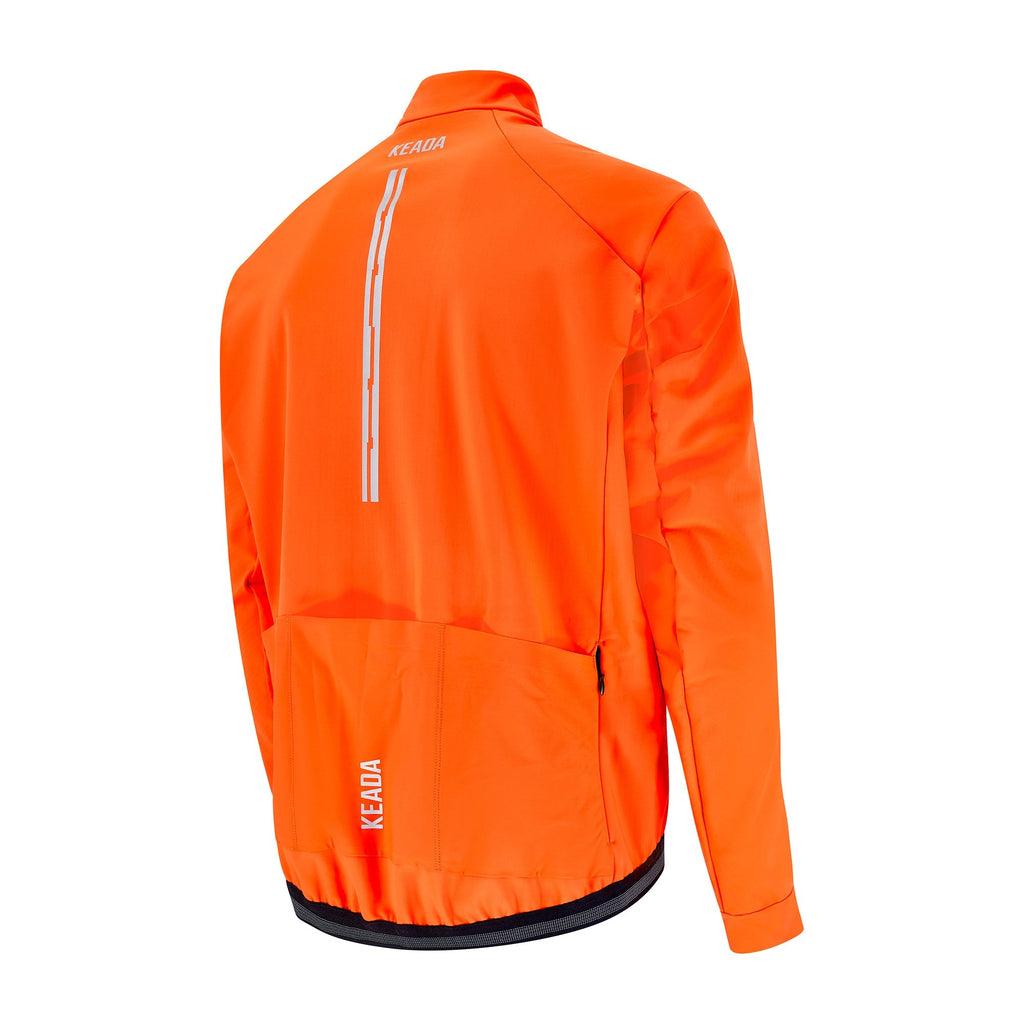 Keada Women's Storm Jacket - Orange, alternative view 3, available at Aztecs Bikes in East London