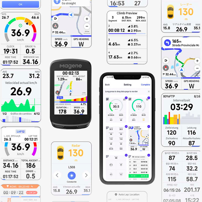Magene C606 V2 Smart GPS Bike Computer, photo 2