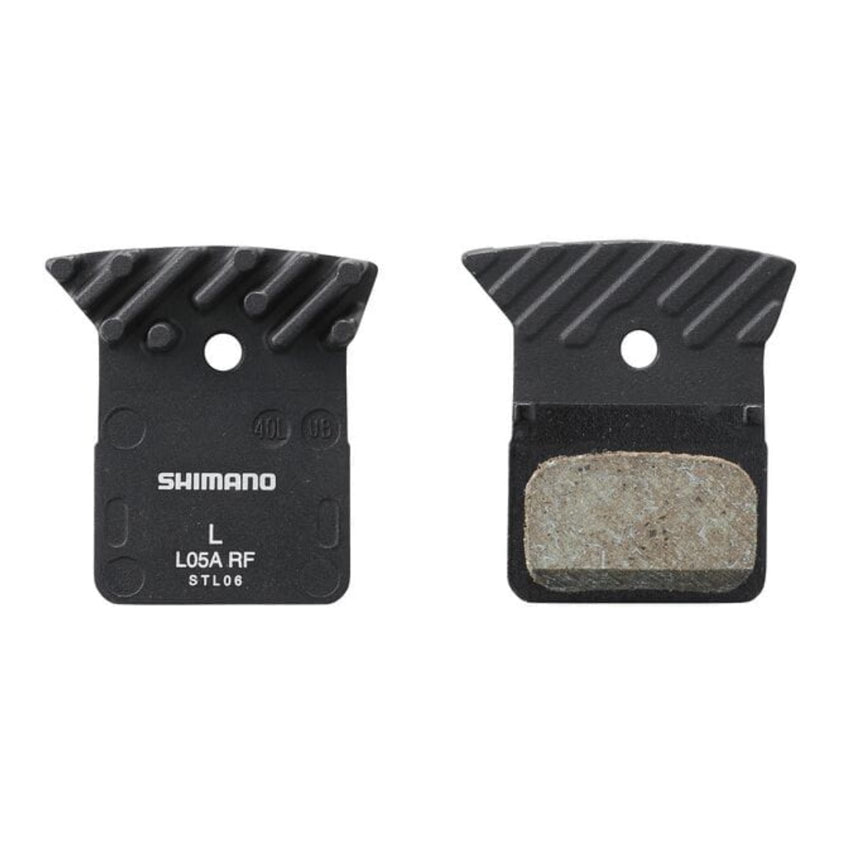 Shimano L05A-RF Resin Disc Brake Pads with Cooling Fins