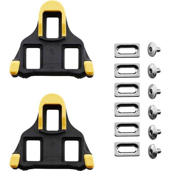 Shimano SM-SH11 SPD-SL Cleats, Floating, Yellow