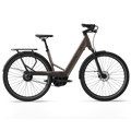 Tenways AGO Performance Bosch mid-drive electric bike in Walnut Brown, side view