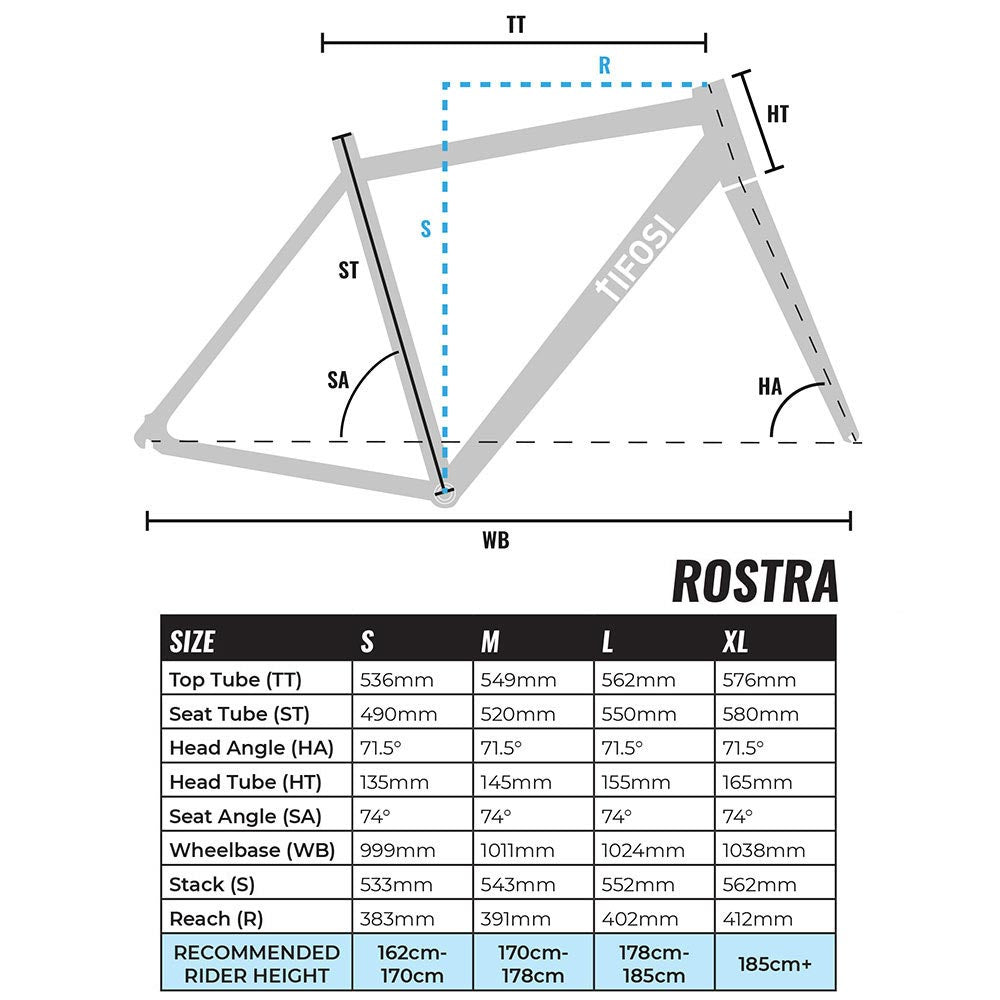 Tifosi Rostra Caliper Shimano Tiagra Road Bike, Silver, view 2