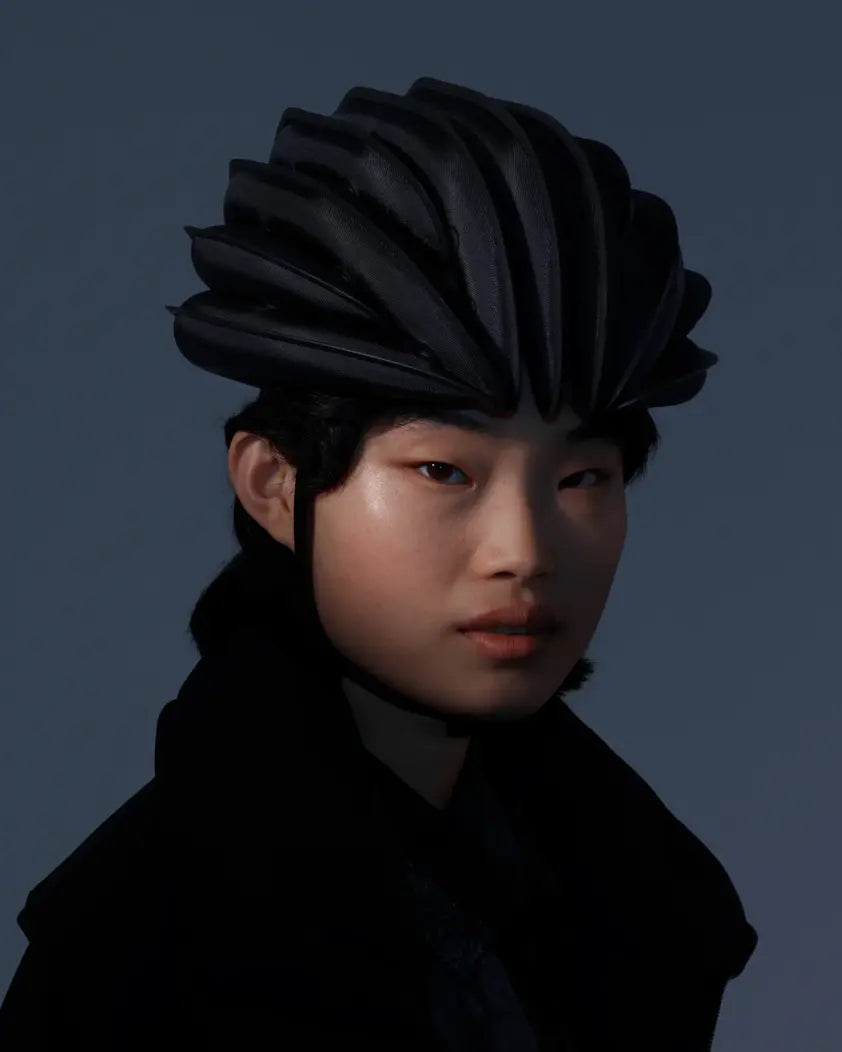 Ventete aH-1 inflatable folding cycle helmet, view 7