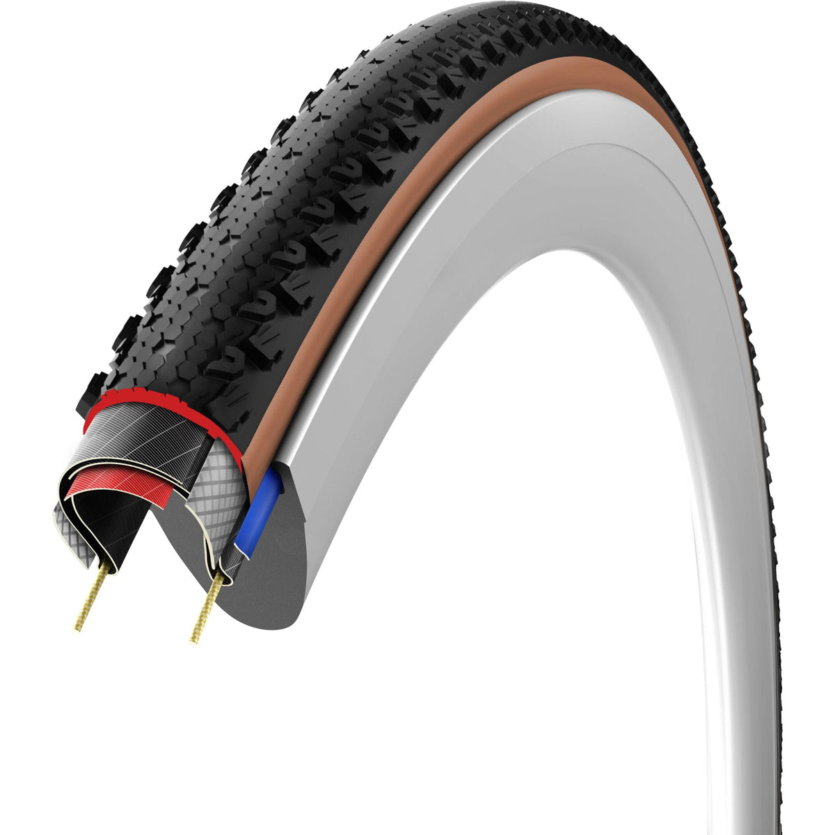 Vittoria Terreno T30 Fine Loose 700x40c Gravel Tyre, Brown Sidewall, photo 2