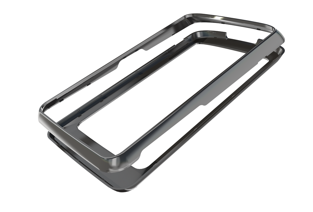Wahoo ELEMNT ACE accessory trim in Dark Silver