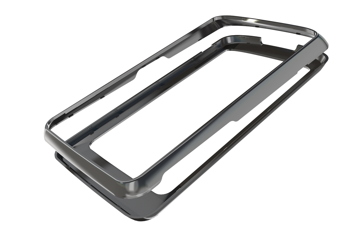Wahoo ELEMNT ACE accessory trim in Dark Silver