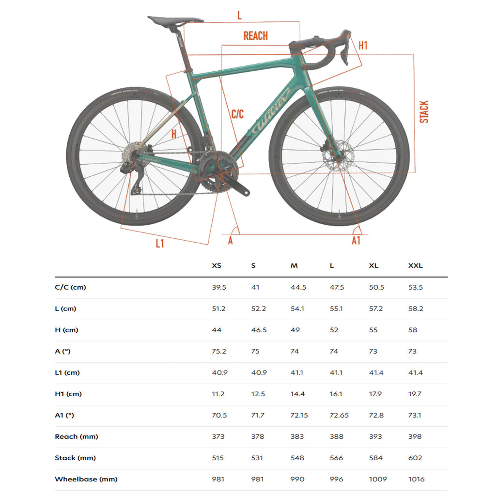 Wilier Garda 105 12-Speed Road Bike, Syntium Green Gold
