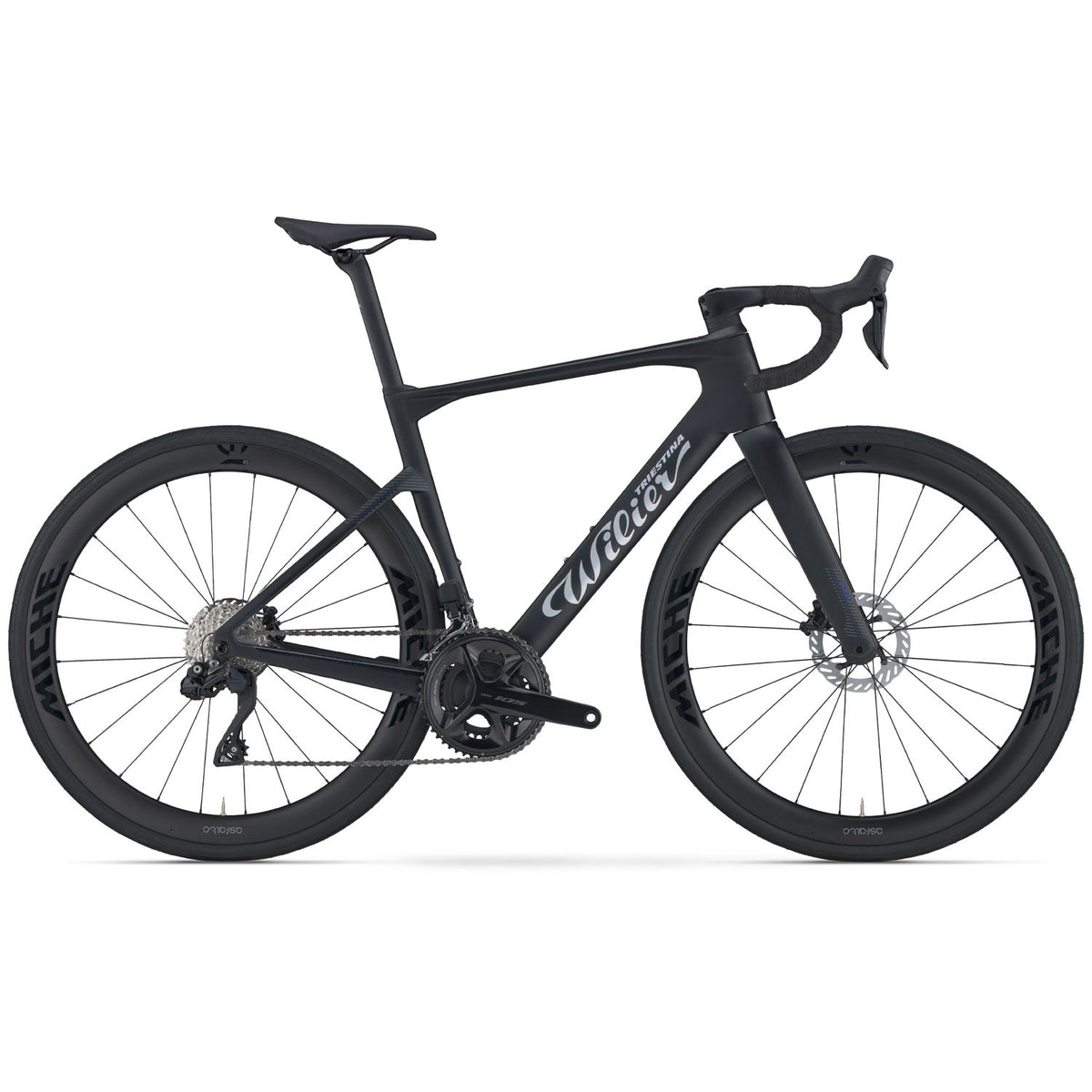 Wilier Rapida 105 Di2 Road Bike, Lastlight Black