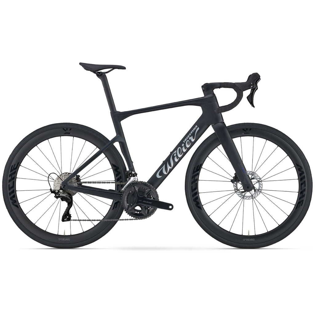 Wilier Rapida 105 12-Speed Road Bike, Lastlight Black, view 1