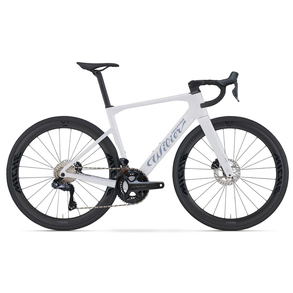 Wilier Rapida Ultegra Di2 Road Bike, Weekend White