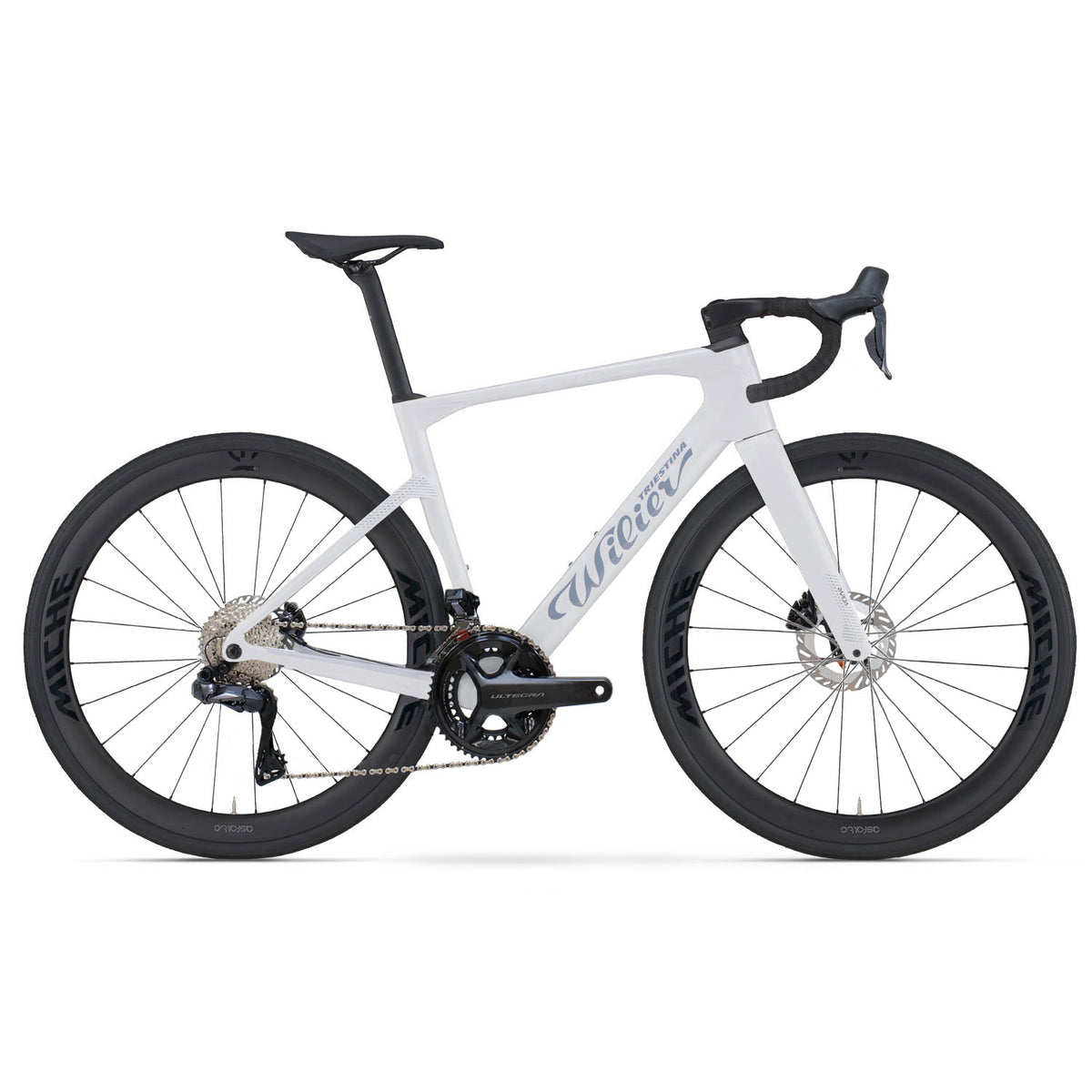 Wilier Rapida Ultegra Di2 Road Bike, Weekend White