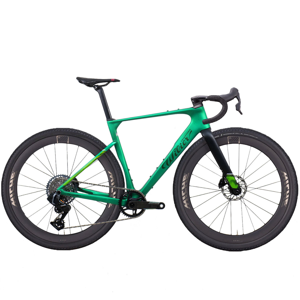 Wilier Rave SLR ID2 Force Gravel Bike, Pixel Green