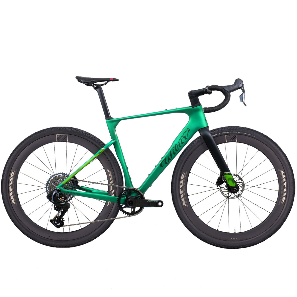 Wilier Rave SLR ID2 Force Gravel Bike, Pixel Green