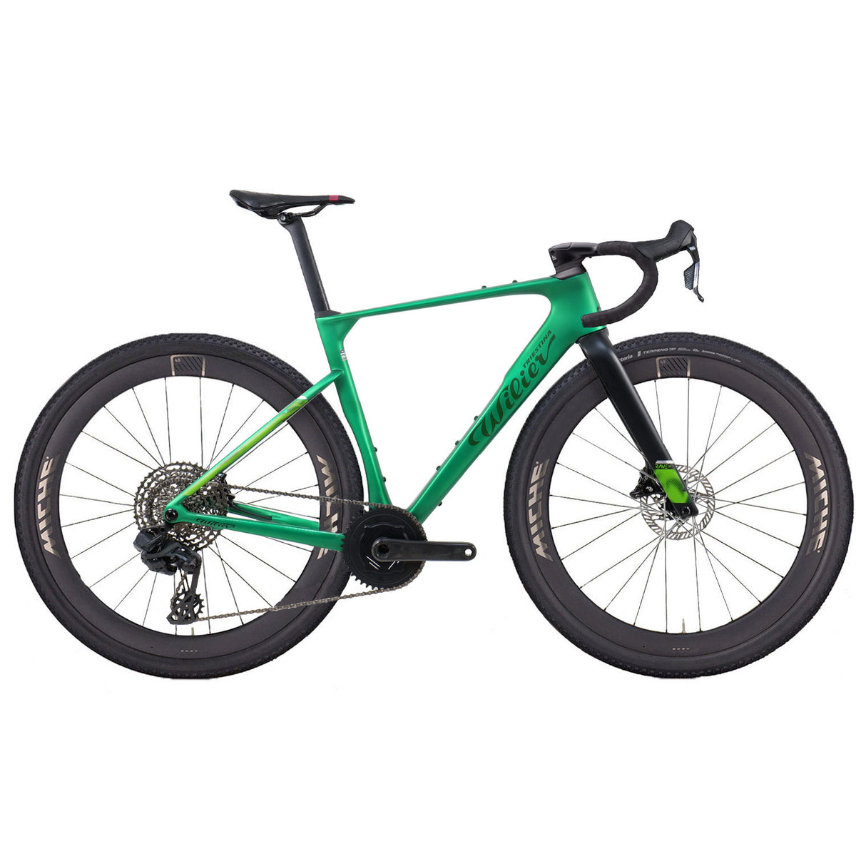 Wilier Rave SLR ID2 Record X Wireless Gravel Bike, Green