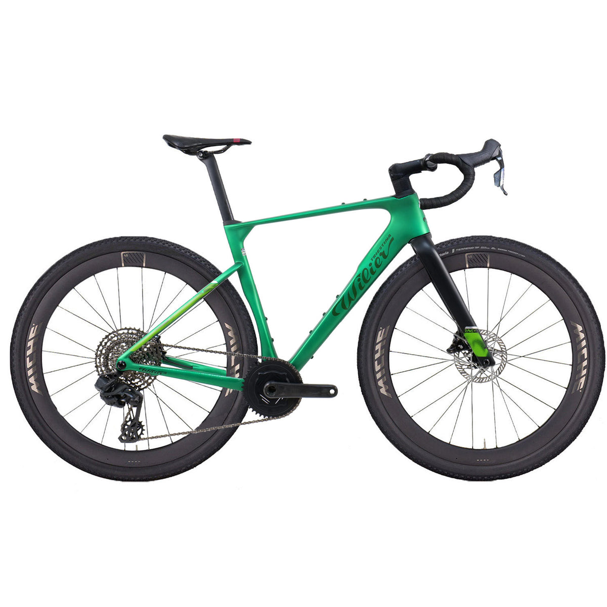 Wilier Rave SLR ID2 Record X Wireless Gravel Bike, Green