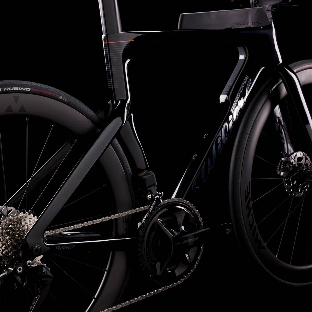 Wilier Turbine SL Di2 Triathlon Bike, Black, view 3