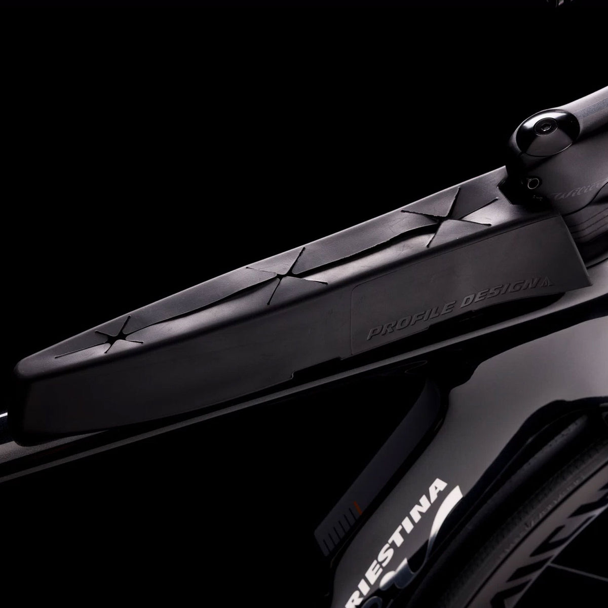 Wilier Turbine SL Di2 Triathlon Bike, Black, view 5