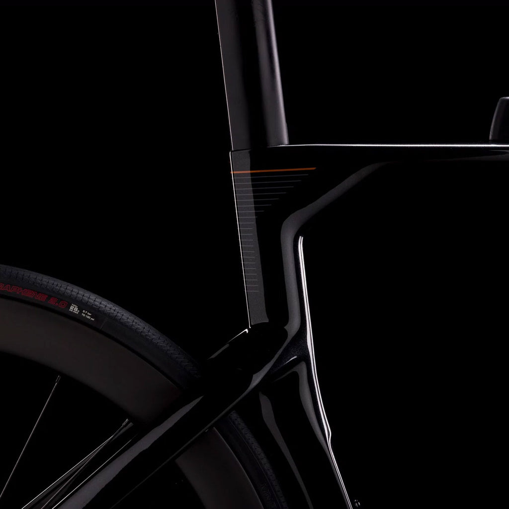 Wilier Turbine SL Di2 Triathlon Bike, Black, view 6
