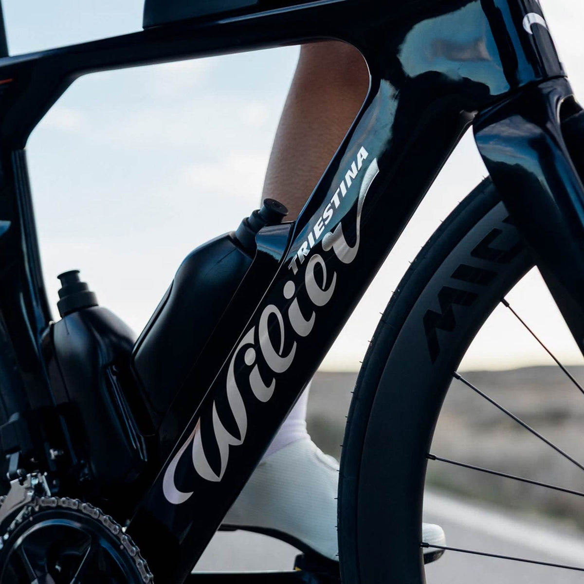 Wilier Turbine SL Di2 Triathlon Bike, Black, view 8