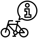 Bike with Information Icon